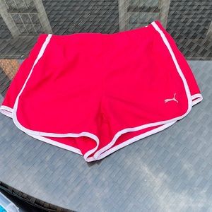 Puma running shorts with built in underwear. Worn once and like new.